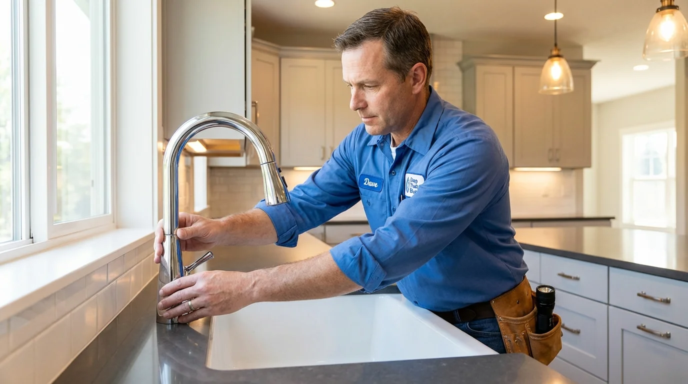 Kitchen faucet installation by Johns Plumbing LLC in Pauls Valley